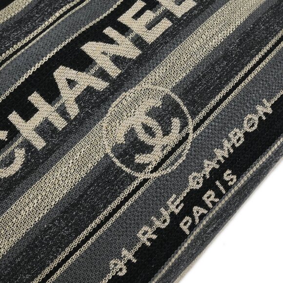 Chanel Gray Canvas Medium Deauville 2way Tote Bag - Picture 5 of 10